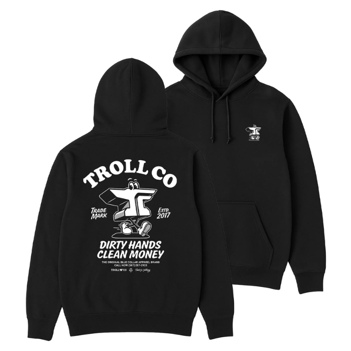 HOODY RAMBLIN ANVIL - BLK